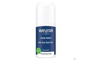 Sie sehen eine Packung Weleda For Men 24h Deo Roll-on 50ml, Produktbild: 01 Weleda For Men 24h Deo Roll-on 50ml, A-Nr.: 4540207 - 01