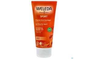 Sie sehen eine Packung Weleda Sport-frische Kick Duschgel Arnika 200ml, Produktbild: 01 Weleda Sport-frische Kick Duschgel Arnika 200ml, A-Nr.: 4269213 - 01