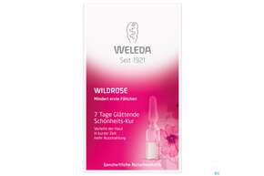 Sie sehen eine Packung Weleda Wildrose 7 Tage Glaettende Schoenheits-kur 7st, Produktbild: 01 Weleda Wildrose 7 Tage Glaettende Schoenheits-kur 7st, A-Nr.: 4252129 - 01