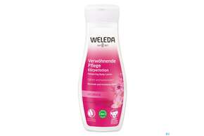 Sie sehen eine Packung Weleda Wildrose Verwoehnende Pflege Koerperlotion 200ml, Produktbild: 01 Weleda Wildrose Verwoehnende Pflege Koerperlotion 200ml, A-Nr.: 3694960 - 01