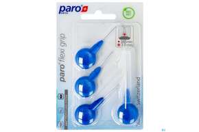 Zahnbuersten Paro Flexigrip 3,0mm Blau 4st, A-Nr.: 2652712 - 01