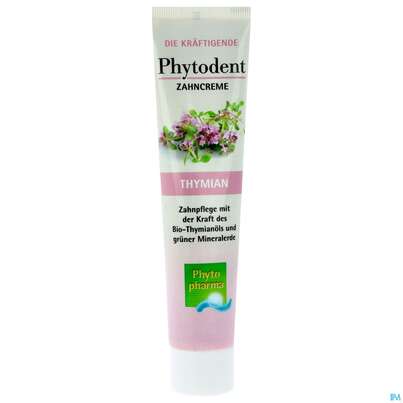 Zahnpaste Phytodent Phytopharma Creme Gruene Mineralerde Thymianoel 75ml, A-Nr.: 4606426 - 01